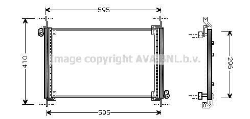 AVA QUALITY COOLING Конденсатор, кондиционер FT5237